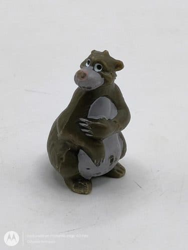 Figura Vintage Baloo Libro De La Selva Disney Kinder 80's