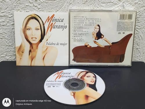 Cd Monica Naranjo - Palabra De Mujer Sony Music 1997 México Estándar — Audio vintage, años 90s