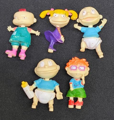 Set Lote Figuras Rugrats 5-pack Mini Figuras Vintage — Coleccionables vintage, años 90s