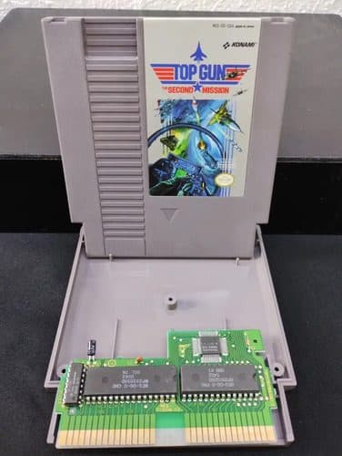 Top Gun The Second Mission Nintendo Nes Konami Original