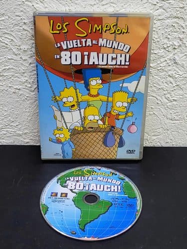 Dvd Los Simpson La Vuelta Al Mundo En 80 ¡auch! Original