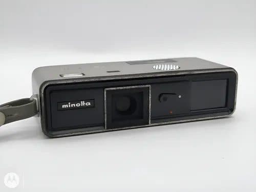 Camara Analoga Minolta 16p Vintage Espía De Colección Checar Plateado