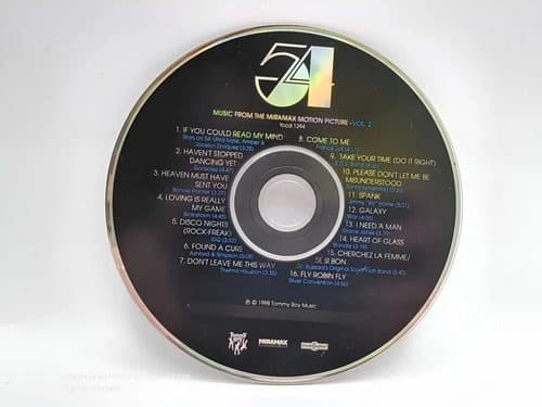 Cd 54 Music From The Miramax Motion Picture Vol 2 Solo Disco — Audio vintage, años 90s