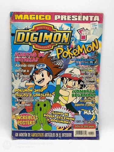Revista Digimon Monsters Y Pokémon Año 3 Blue Sky Publishing