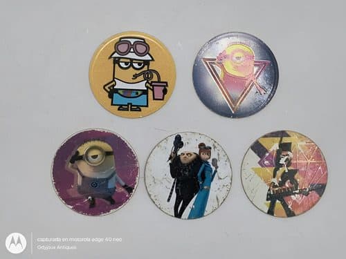 Tazos Mi Villano Favorito 3 5pz #10 #21 #73 #74 #80 Sabritas