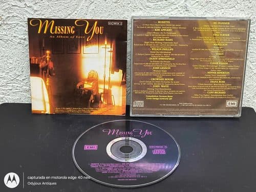 Cd Missing You An Album Of Love 1991 Emi John Lennon Varios Estándar — Audio vintage, años 90s