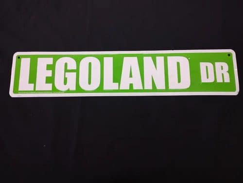 Letrero Metálico De Pared Legoland Dr Lego 60cm Original Legoland Dr — Coleccionables vintage, años NOW