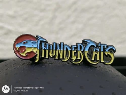 Pin/broche Thundercats Retro Anime 80's Logotipo Metal 4.5cm Azul Pin/broche Thundercats Retro Anime 80's Logotipo Metal 4.5cm