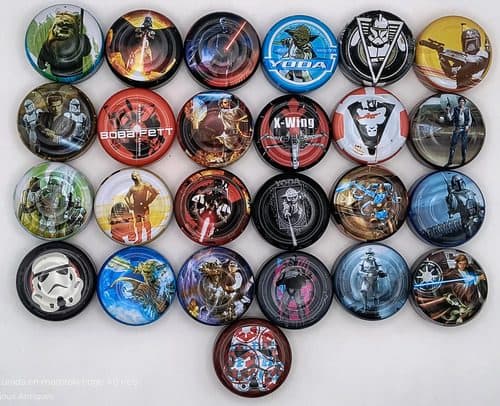 Lote 25 Tapas Jumex Metalicas Star Wars Promocionales 2015 Colores Star Wars Promocionales 2015 Jumex
