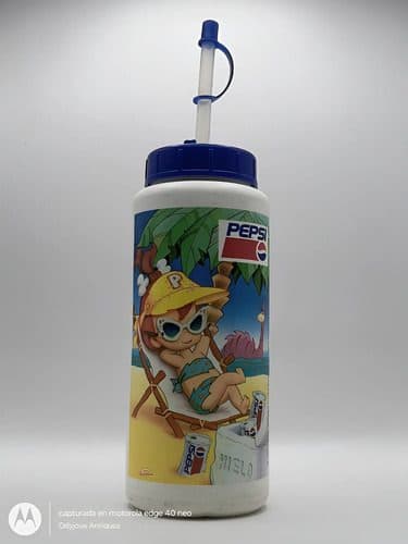 Pepsilindro Picapiedra Peebles Vintage D Colección Retro 90s Peebles De Los Picapiedra Retro — Coleccionables vintage, años 90s