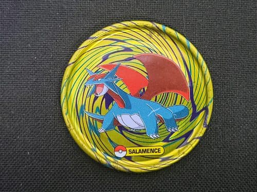Tazo Gold Pokemon Metálico T-64 Salamence 2007 Original — Coleccionables vintage, años NOW