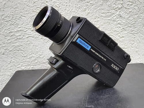 Cámara De Película Bell & Howell Keystone Xl500 De Colección Negro