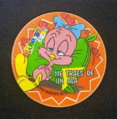 Tazo Master Tazos Looney Tunes #110 Me Traes De Un Ala 1994 — Coleccionables vintage, años 90s