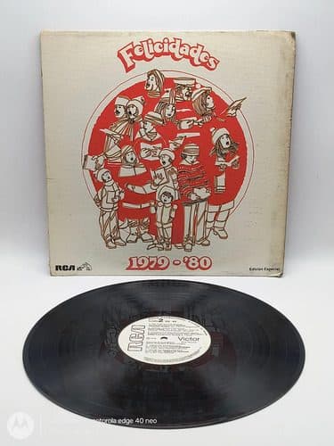 Disco Lp Felicidades 1979-'80 Emmanuel César Costa Rca 1979 Estándar