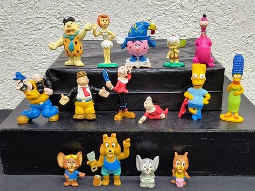 Figuras Cartoonmanía Sonrics 90's Retro Semi-coleccion 15pz — Coleccionables vintage, años 90s