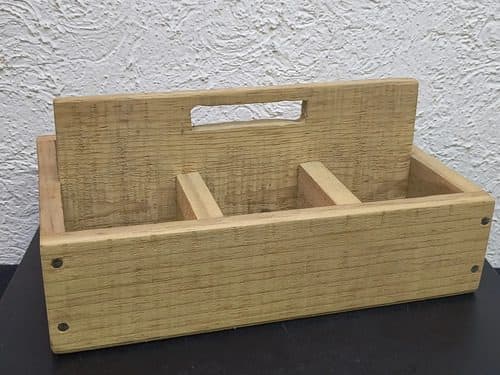 Cajón De Madera Para Botellas De Refresco De Vidrio 6-pack — Coleccionables vintage