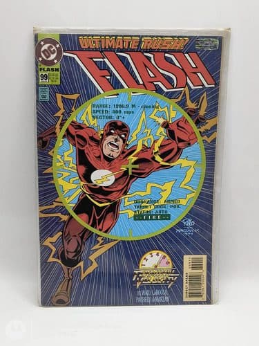 Comic Flash Ultimate Rush! #99 Dc Comics Inglés 1995 — Coleccionables vintage, años 90s
