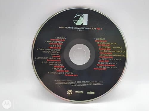 Cd 54 Music From The Miramax Motion Picture Vol 1 Solo Disco — Audio vintage, años 90s