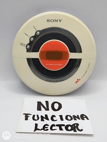 Discman Sony Cd Walkman D-ej100 No Sirve Lector Reparar/pz Blanco — Audio vintage, años 90s