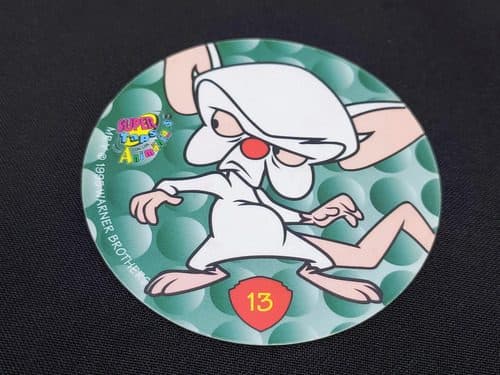 Super Taps Animaniacs #13 Warner Bros 1995 Mega Tazo Retro — Coleccionables vintage, años 90s