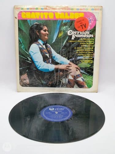 Disco Lp Acetato Chayito Valdez Corridos Famosos Cisne 1975 Edición Limitada