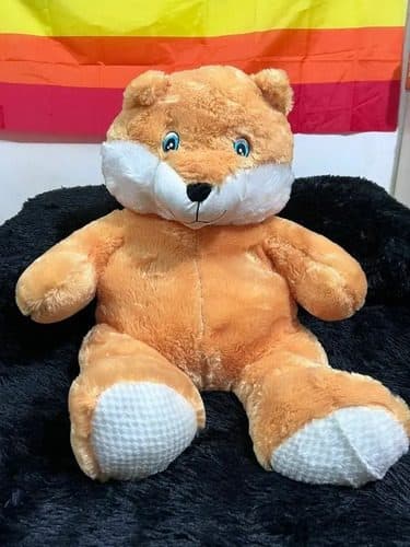 Peluche Grande Zorro Amarillo 55cm Muñelocos Usado