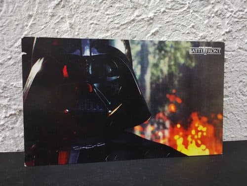 Tarjeta Darth Vader Del Juego Star Wars Battlefront