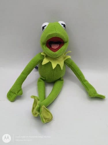 Peluche Rana Rene Classic The Muppets Vintage 90s Kenzo 20cm Verde Lima