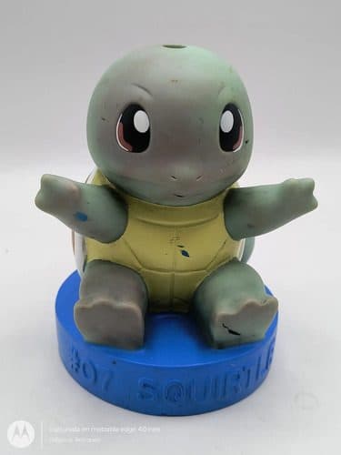 Figura Squirtle Pokémon Sonrics Nintendo Retro Tapa Vaso 90s — Coleccionables vintage, años 90s