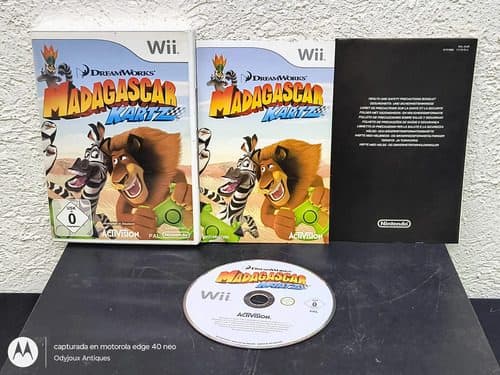 Madagascar Kartz Not For Resale Nintendo Wii Formato Pal