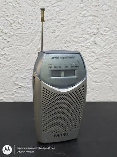 Pocket Radio Antiguo Philips Ae1505 Portátil Retro Funciona