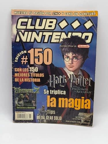 Revista Club Nintendo Año 13 No. 5 Mayo 2004 Harry Potter — Coleccionables vintage, años NOW
