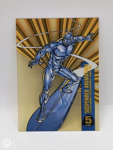 Tarjeta Silver Surfer Suspended Animation #5 Marvel Año 1994