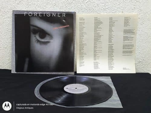 Disco Lp Vinilo Foreigner - Inside Information Atlantic 1987 — Audio vintage, años 80s