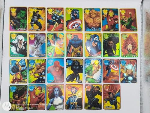 Lote Tarjetas Marvel Marinela 27-pack Año 2009 Original