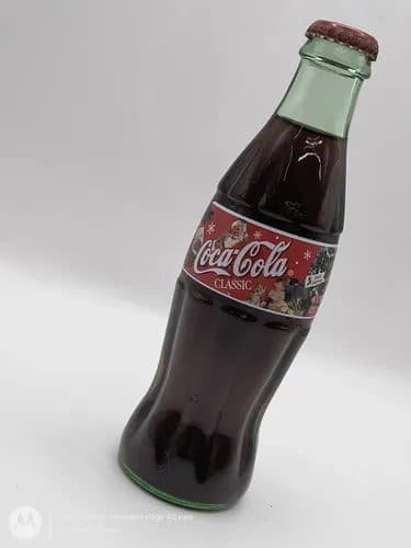 Botella Coca Cola Classic Holiday 2002 Santa 8oz Sellada Ori Holiday Santa Claus 2002