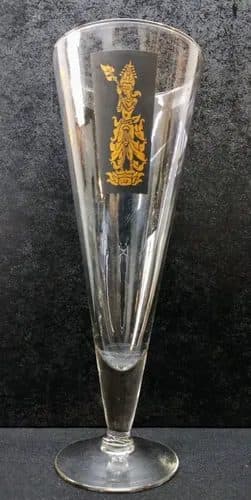 Vasos Pilsner Copa Vintage Oro Negro Lakshmi Diosa Hindú 4pz Transparente Con Negro Y Dorado