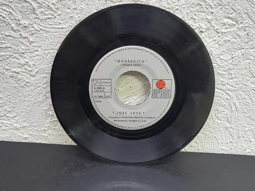 Vinilo Lp Jose Jose - Vuelvo A Sentir Y Madrecita 45rpm