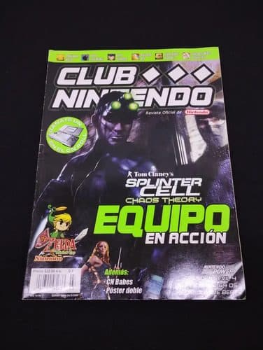 Revista Club Nintendo Año 14 No 3 Splinter Cell Chaos Theory