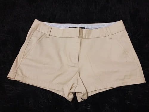 Short Corto Zara Para Mujer Color Caqui Talla 28 Usado Caqui Liso 28