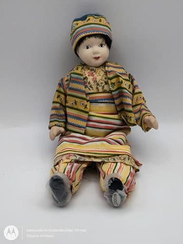 Muñeca De Porcelana Artesanal Turca Vintage Wodo Bambolee