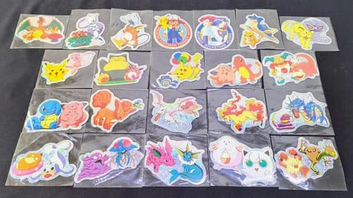 Lote Stickers Pokémon Vintage De Los 90's 22-pack 10cm — Coleccionables vintage, años 90s
