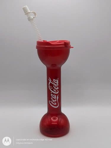 Vaso Yarda Promo Coca Coca Mision Cc Whirley Usa 33.5cm Orig Rojo
