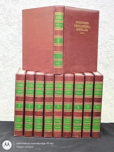 Diccionario Enciclopédico Santillana 10 Tomos 1991 España
