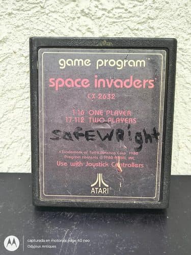 Space Invaders Para Atari 2600 Año 1980 Original