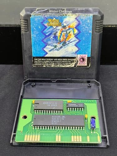 Winter Challenge 1991 Accolade Para Sega Genesis Original