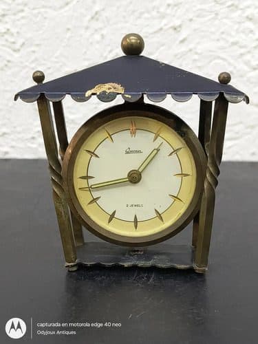 Reloj Antiguo Alemán Richard Rau De Cuerda 2 Jewels Vintage