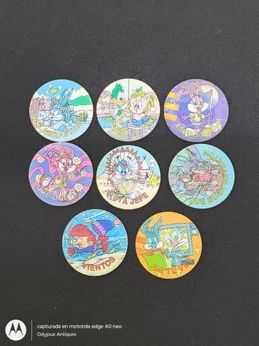 Tazos Lenticulares Super Tazo Tinny Toons 1994 Lote 8-pack