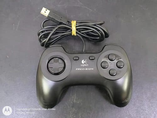 Joystick Logitech Precision G-ug15 Para Pc Conector Usb Negro