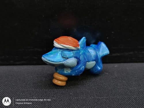 Juguete Figura Delfin Kinder Ferrero 1995 Vintage Original